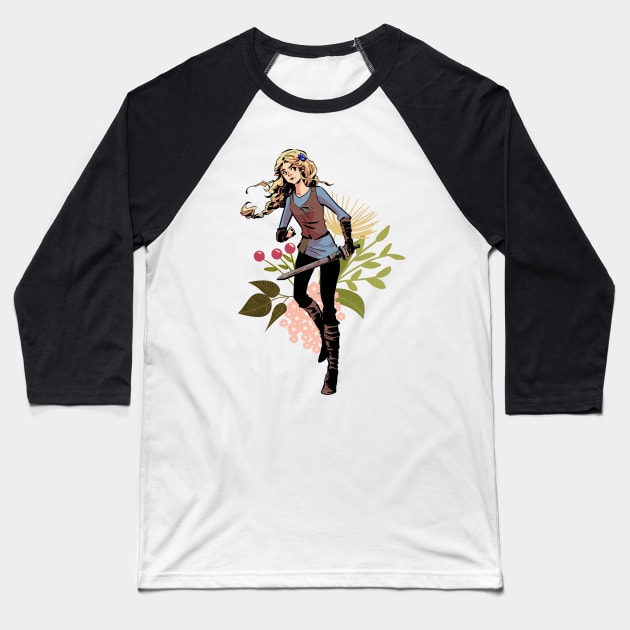 Cirilla Baseball T-Shirt by Joanna Estep